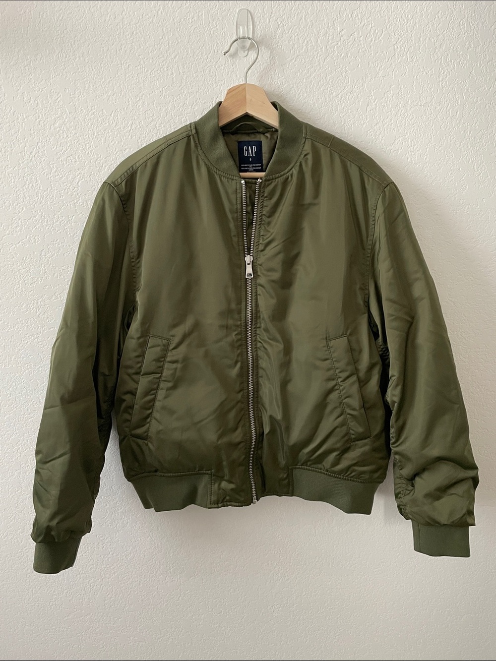 GAP Men's Olive Green Bomber Jacket